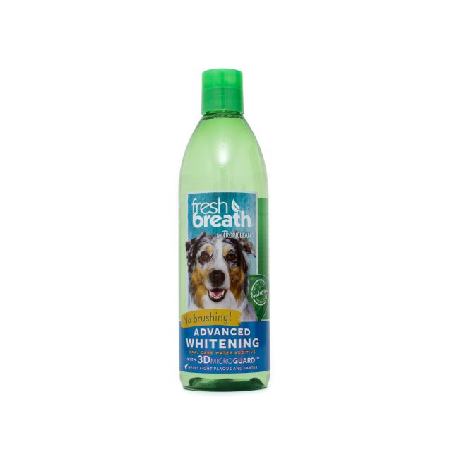Aditiv pentru apă respiraţie proaspătă cu efect de albire TROPICLEAN FRESH BREATH ADVANCED WHITENING