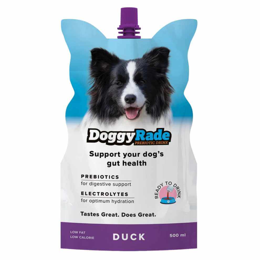 Băutură prebiotică cu rață pentru câini DoggyRade  - 500 ml