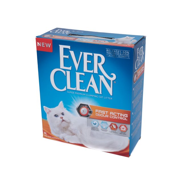 Nisip litieră EVER CLEAN FAST ACTING - ideal pentru spaţii mici